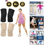 2 Pair Figure Ice Skating Knee Pads Gel Dance Cushion And Support B.... Fixed Price $34.86.