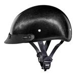 Daytona Skull Cap Carbon Fiber Half Helmet With Peak Visor. Fixed Price $199.95.
