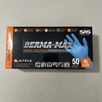 Sas Safety 660940 Derma-max Powder-free Nitrile Disposable Glove X-large 50 Qty. Fixed Price $14.99.