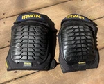 Irwin Knee Pads Professional, Non-marking, Set Two. Fixed Price $8.50.