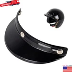 Motorcycle Helmet Visor Shield 3 Snap Button Flip Up Wind Protector. Fixed Price $12.99.