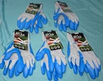 5 Pair Atlas Showa 300 Rubber Coated Gloves Wet & Dry Grip = Large. Fixed Price $14.95.