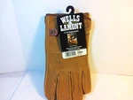 Wells Lamont Men Gloves - Cowhide Leather Size Large. Color Light Brown. 1018L. Fixed Price $19.99.