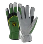 John Deere Licensed Men's All Purpose Green Back Cowhide Palm Gloves. Fixed Price $18.99.