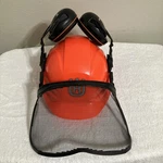 Husqvarna Forest Chainsaw Helmet System Hard Hat Visor Ear Protection Size 54-61. Fixed Price $20.00.