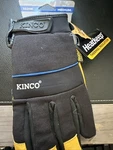 Kinco 102HK-M Men's Lined Grain Goatskin Gloves, Medium, Yellow/black. Fixed Price $17.00.