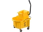 Genuine Joe Mop Bucket Wringer Combo 3" Casters 26 Qt. Yellow 60466. Fixed Price $97.99.