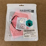 Fashion Mask Adult One Size Pink Butterfly Graphic Adjustable Face Mwt. Fixed Price $8.39.
