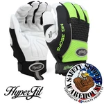 Hyper Fit MG350FG Hi-vis Goat Skin Palm Mechanics Glove 1 Pair. Fixed Price $15.95.