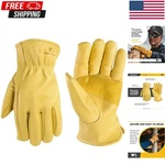 Wells Lamont Men's Work Gloves Cowhide Leather, New. Fixed Price $23.85.