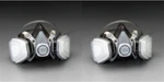 3M 07192 Dual Cartridge Respirator Assembly Organic Vapor, Medium (2 Pack). Fixed Price $56.68.