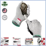 Professional Oyster Shucking Set With 3.5" Knife And Safety Gloves Included. Fixed Price $24.82.