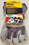 New Stanley 3923 Hand Helpers Cowhide Leather Palm Stuff Work Gloves Large. Fixed Price $9.98.