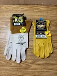 2 Wells Lamont Grips Cowhide Leather Gloves Men Medium Tillman 30M Welding. Fixed Price $21.90.
