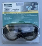 Safety Works Pro Gray Tint Frame Goggles With Anti-fog Clear Lens. Fixed Price $14.95.