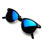 Retro Fashion Half Frame Flash Mirror Lens Club Vintage Master Sunglasses. Fixed Price $9.97.