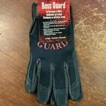 Boss Guard 4040L Large Durable Reverse Grain Goatskin Palm Gloves (new). Fixed Price $12.00.