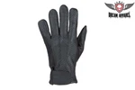 Dream Apparel Men's Black Wrist Strap Gel Padding Leather Motorcycle Glove. Fixed Price $17.99.