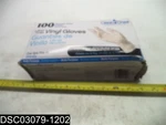 QTY=1,200 (12 BXSX100) 20500-20512 Clean Ones Disposable Latex Free Vinyl Gloves. Fixed Price $120.67.