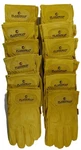 12 Pair Bundle Plainsman Premium Cabretta Goatskin Leather Gloves Size Large. Fixed Price $189.00.