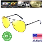 Aviator Tac Hd Night Vision Polarized Sunglasses For Men Driving Goggles. Fixed Price $10.99.