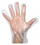 Clear Plastic Food Service Gloves - 4 Sizes Disposable Kitchen Embossed Poly. Fixed Price $5.49.