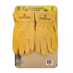 Plainsman Premium Cabretta Yellow Leather Gloves, 2 Pairs (medium). Fixed Price $37.99.