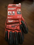 Milwaukee Red Nitrile Level 3 Cut Resistant Impact Gloves Medium 8. Fixed Price $20.00.