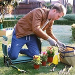 Songmics Garden Kneeler And Seat, Multifunctional Kneeling Foldable Bench. Fixed Price $59.99.