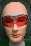 Ssp Eyewear Methow Shooting Glasses Blue Frame Red Lens. Fixed Price $69.99.