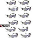 Pyramex Intruder Safety Blue Mirror Lens Sunglasses S4175S Z87+ (12 Pr). Fixed Price $17.95.