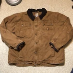 Carhartt 2XL Camel Brown Insulated Work Jacket 103193-211 (company Logo). Fixed Price $85.00.