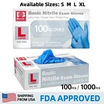 Blue Nitrile Medical Gloves Powder Free Latex Food Grade Disposable. Fixed Price $65.98.