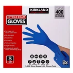 Kirkland Signature Nitrile Exam Gloves, 400-COUNT, Size Small. Fixed Price $39.99.