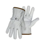 Boss 4070J Tan Grain Leather Driver Gloves X-large With Adjustable Buckle. Fixed Price $15.76.