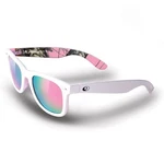 Mossy Oak Pink Camo Wasatch Sunglasses - White Frame Smoke Lens, Licensed. Fixed Price $22.95.