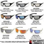 Pyramex Goliath Safety Motorcycle Sport Work Sunglasses Z87+ (1 Pair). Fixed Price $9.95.