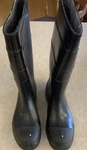 Steel Toe Boss Footwear Black Rubber Boots Size 8 - Made In Usa Fast Ship!. Fixed Price $19.99.