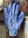 6 Pair Sz Hyflex 11-518 Nylon Lightweight Safety Glove Mechanics Protection. Fixed Price $28.00.