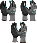Safety Work Gloves Microfoam Nitrile COATED-3 Pairs Pack,seamless Knit. Fixed Price $14.72.
