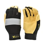 & 1091 Dark Owl High Visibility Reflective Leather Palm Gloves - Pair. Fixed Price $9.99.