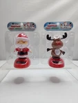 Diamond Visions Santa Plastic Sunny Christmas Indoor/outdoor Solar Jiggler New. Fixed Price $7.50.