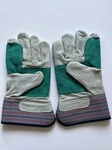 Hardy Split Grain Leather Index Finger Double Palm Work Large Gloves. Fixed Price $12.00.