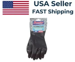 Spontex Technic 420 Pro Xl Heavy Duty Black Neoprene Latex Rubber Gloves 33547. Fixed Price $10.85.