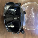 Aqua Lung Impression Adult Scuba Diving Snorkeling Mask Glass Lens Italy W/case. Fixed Price $49.99.