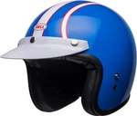 Bell Custom 500 3/4 Open Face Motorcycle Helmet Six Day Steve Mcqueen Blue Small. Fixed Price $199.95.