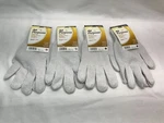 Lot Of 4 Handmaster All Purpose Jersey Knit Gloves Size Large. Fixed Price $22.00.
