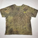 Men's Xl Mossy Oak Brush Camouflage Shirt Short Sleeve Hunting Outdoors. Fixed Price $11.99.