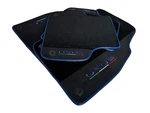 Black Floor Mats For Lamborghini Urus 2018-2024 Alcantara Leather Dark Blue Trim. Fixed Price $599.00.