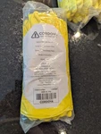 Lot Of 24 Pairs Cordova Yellow Flock Lined Latex Gloves Xl Size 10 4250R. Fixed Price $29.99.